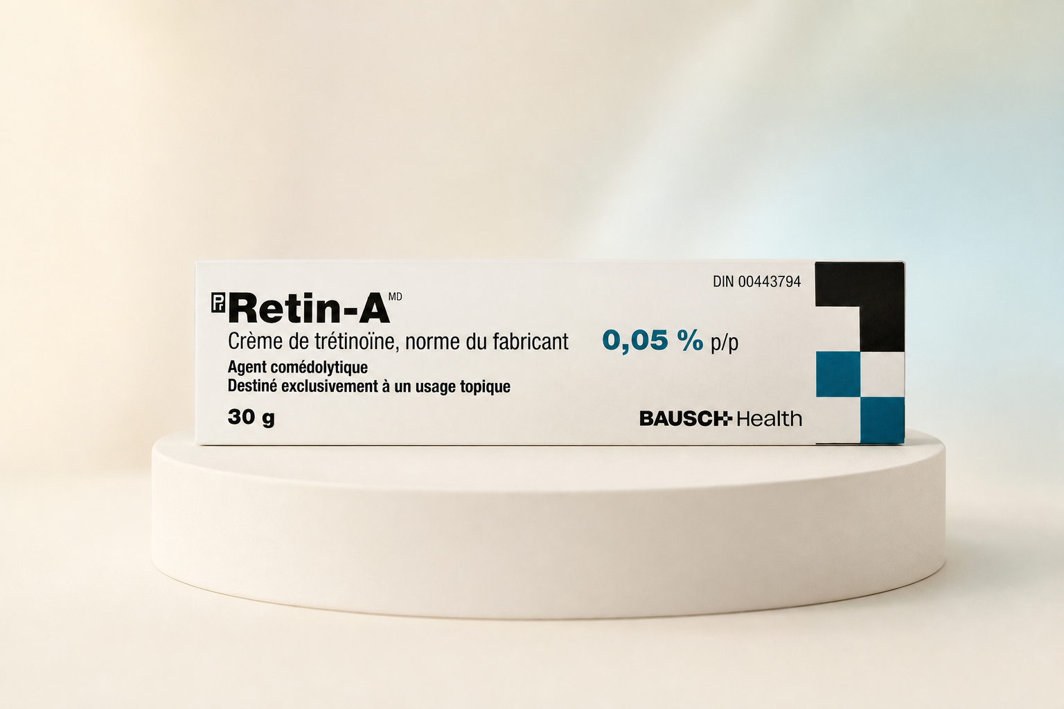 Retin-A Cream tretinoin 0.05% carton and tube